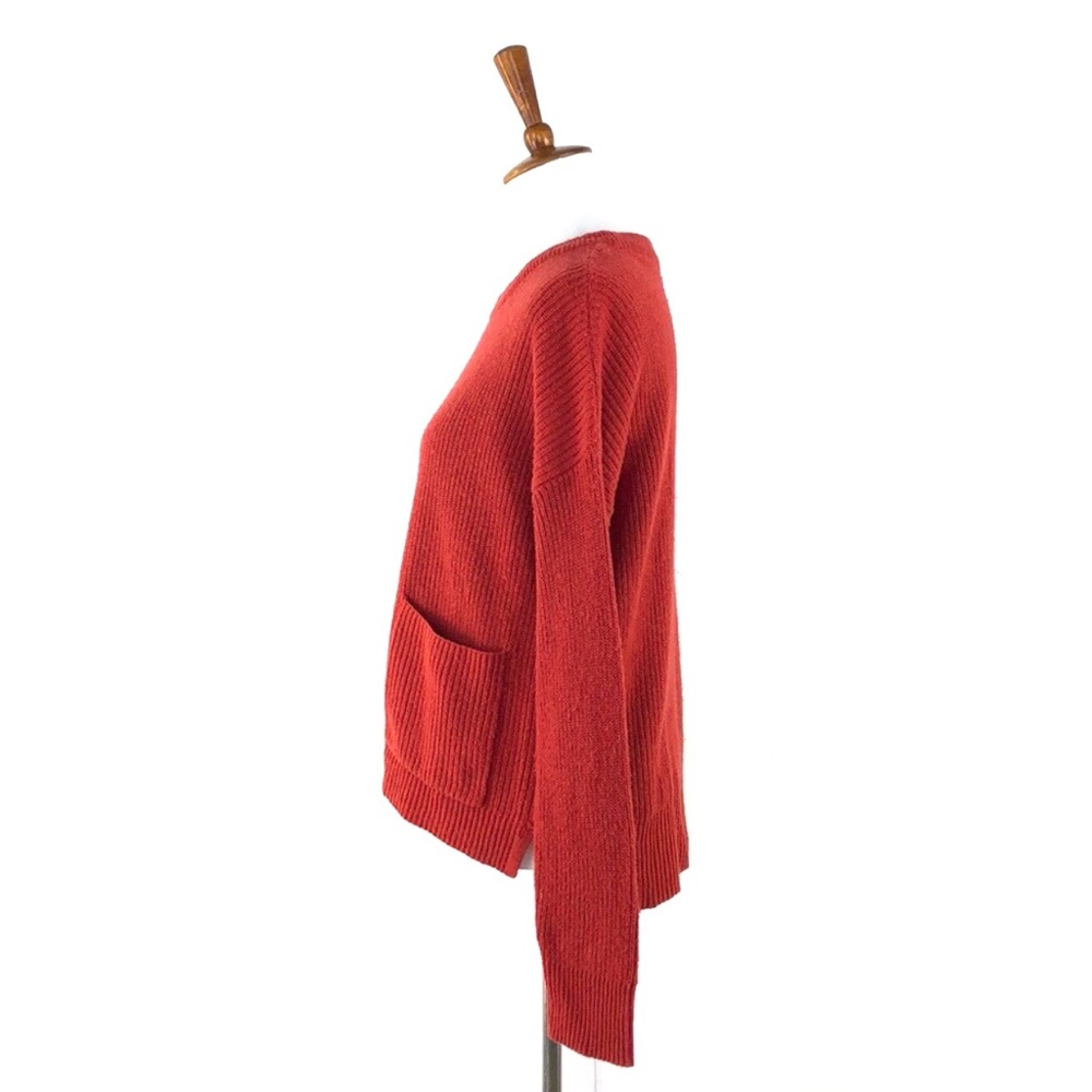 Madewell Chunky Knit Crew Neck Sweater, Medium - Picture 2 of 6